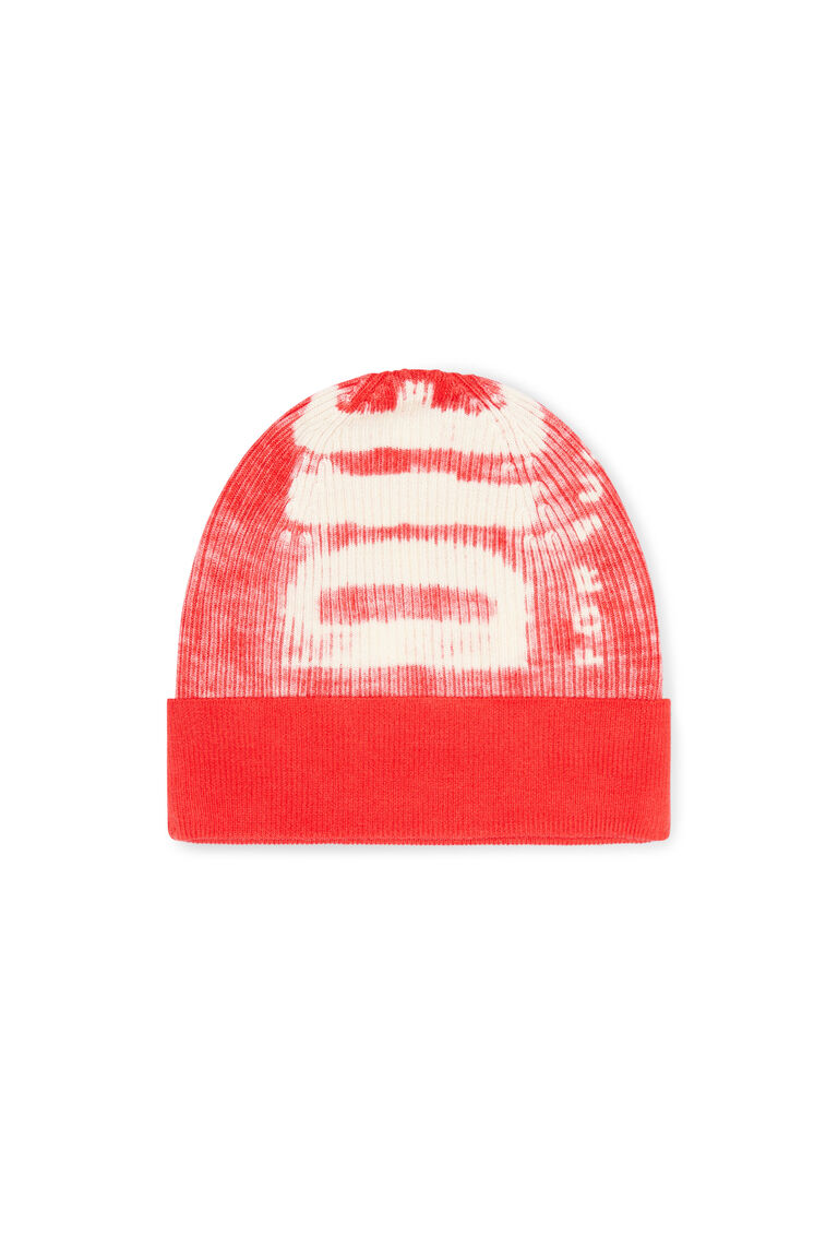 K-ATULLUS-CAP : Ribbed beanie with maxi logo print | Diesel 8052105960606