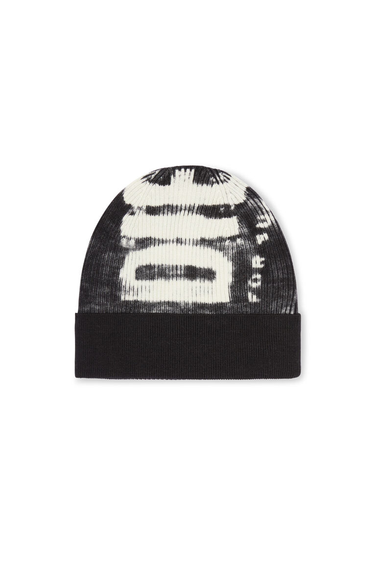 K-ATULLUS-CAP : Ribbed beanie with maxi logo print | Diesel 8052105960613