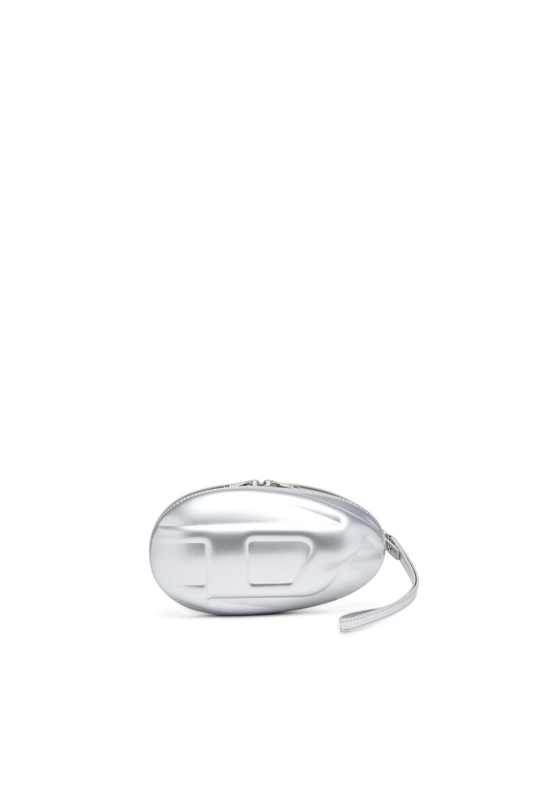 Women's 1-DR Fold Clutch Clutch - Structured oval clutch in glossy PU | 1-DR FOLD CLUTCH Diesel 8058992217922