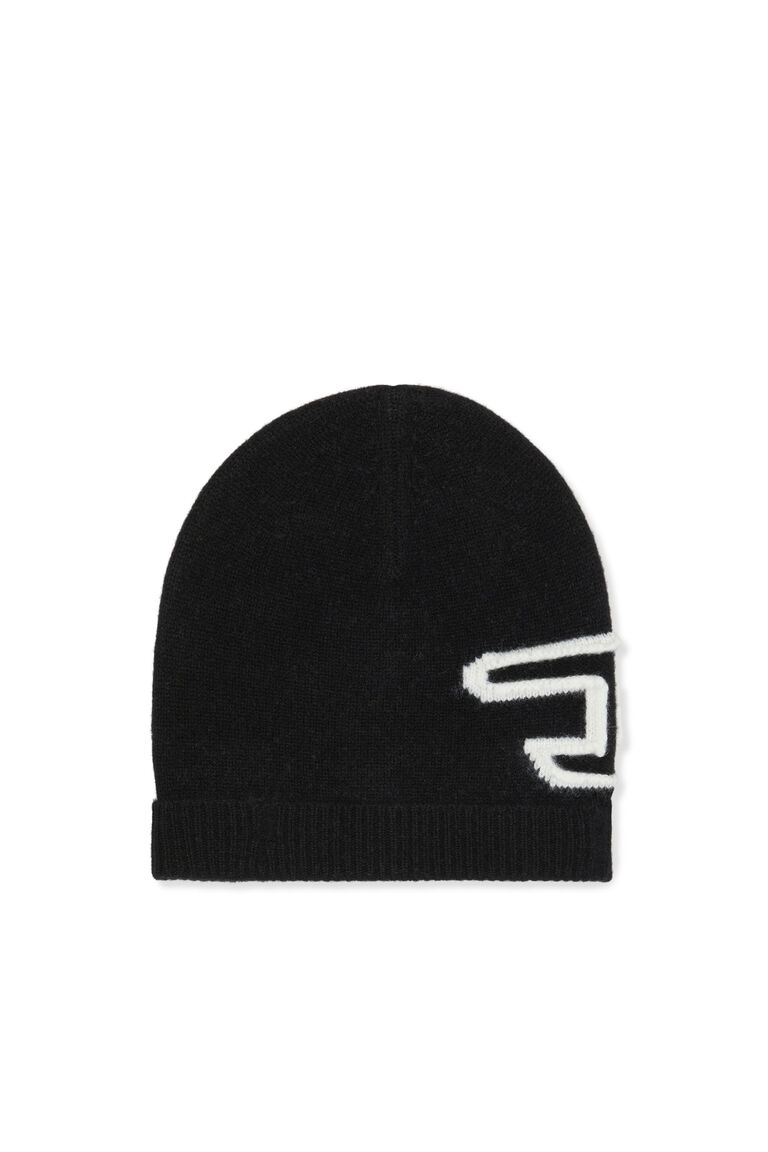 Women's Wool beanie with peel-off logo | K-PEEL Diesel 8058992355105