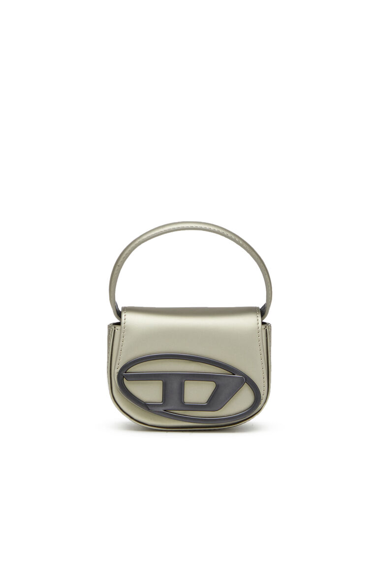 1DR XS Woman: Shoulder bag in metallic matte leather | Diesel 8059038200014