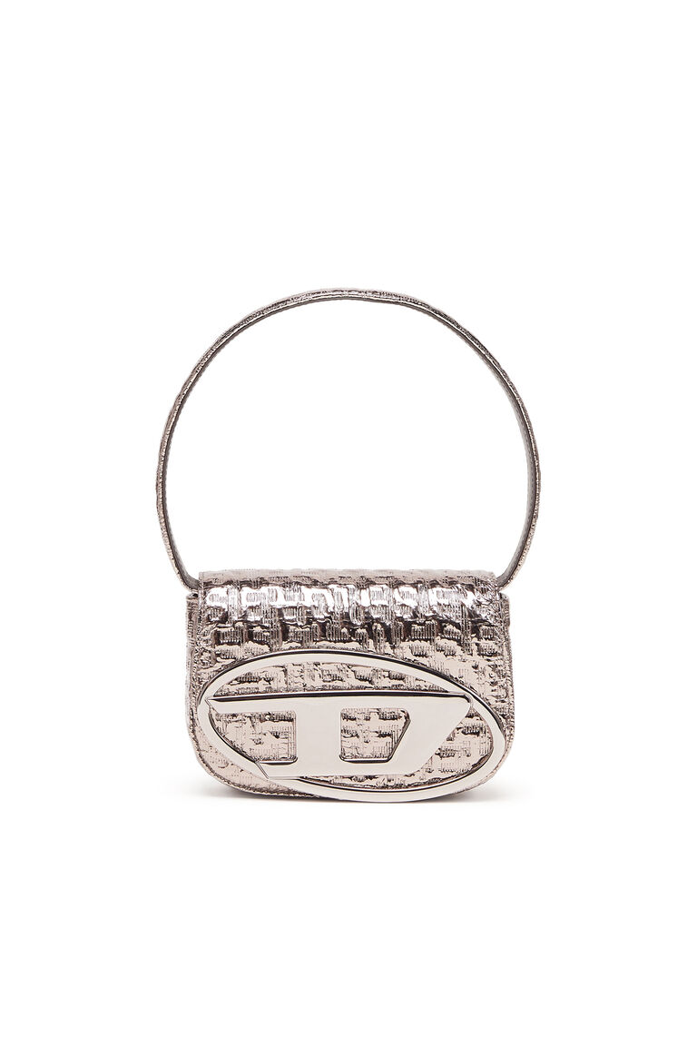 Women's 1DR - Iconic shoulder bag with metallic monogram | 1DR Diesel 8059038349256