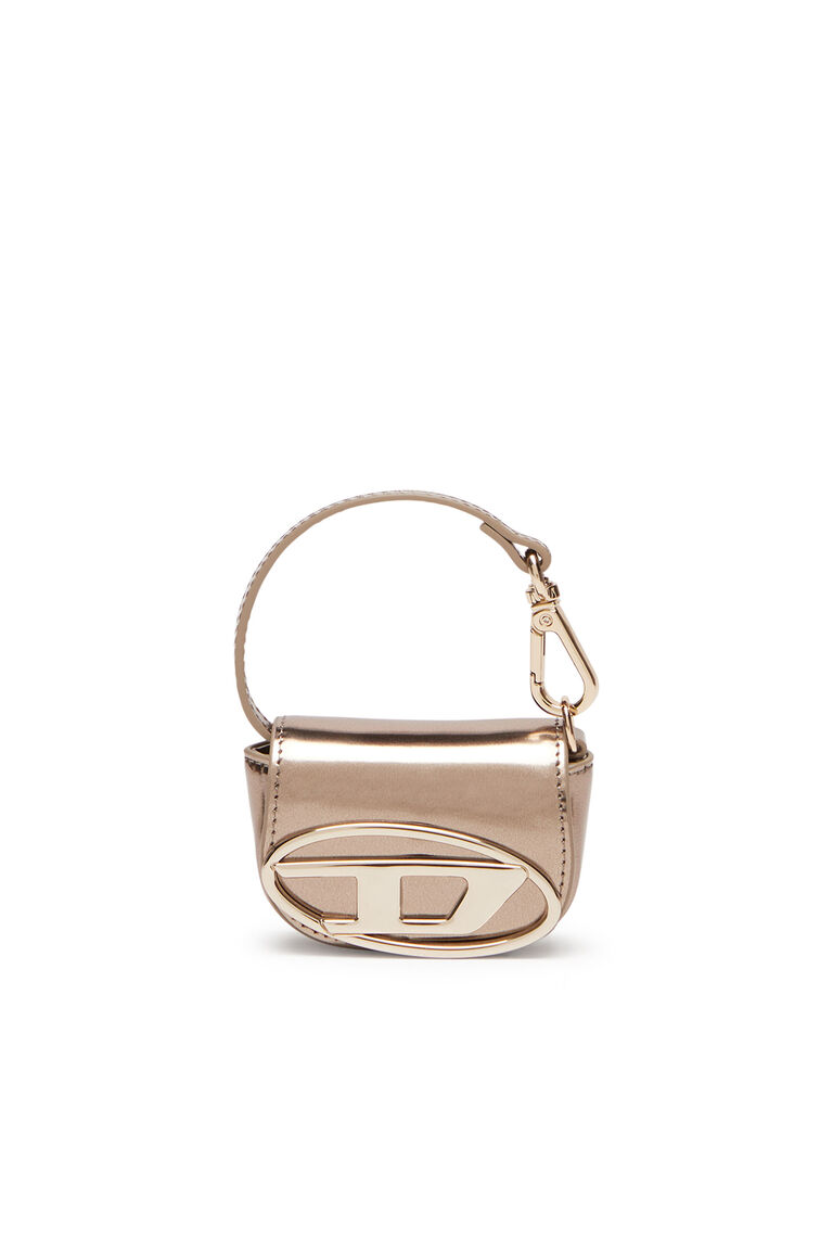 Women's Bag charm in metallic leather | 1DR XXS Diesel 8059038356582