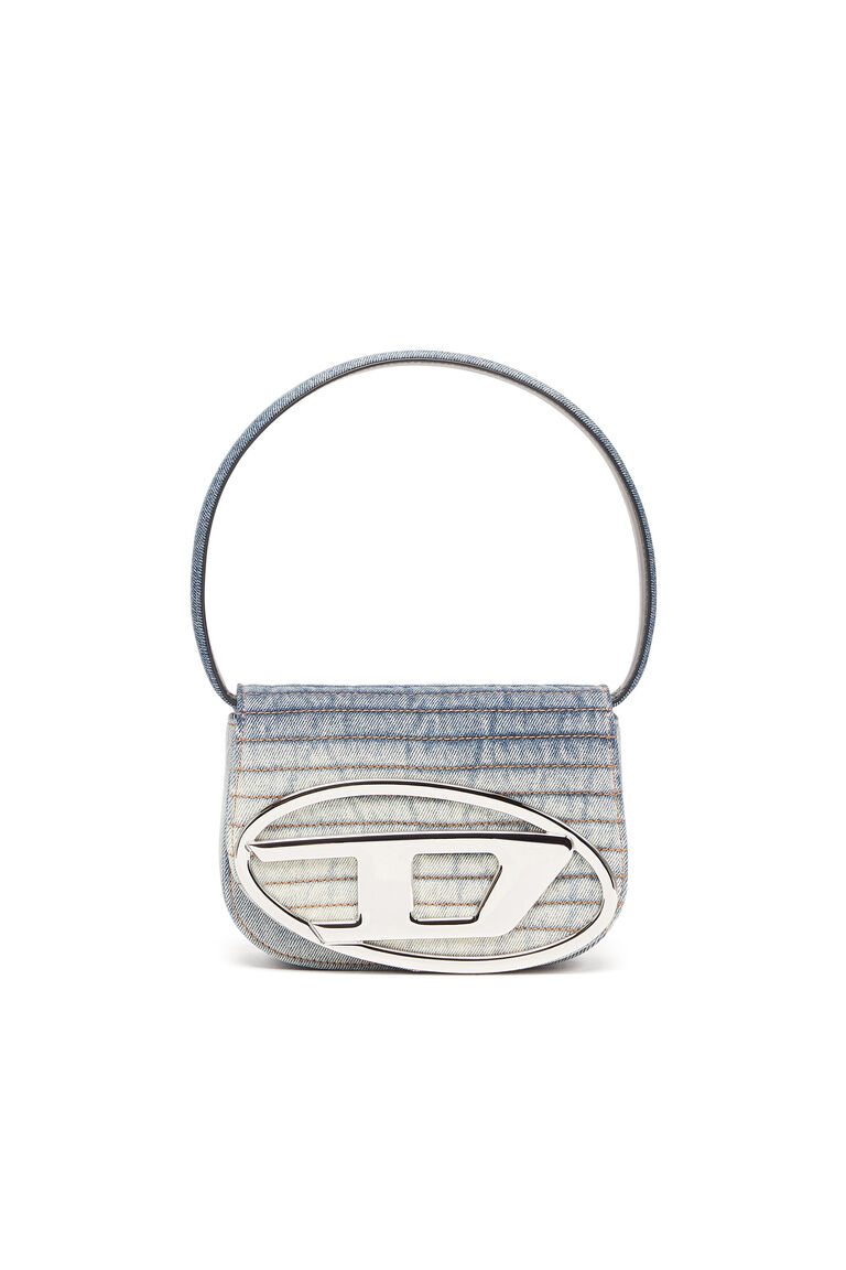 Women's 1DR - Iconic shoulder bag in solarised denim | 1DR Diesel 8059038803833