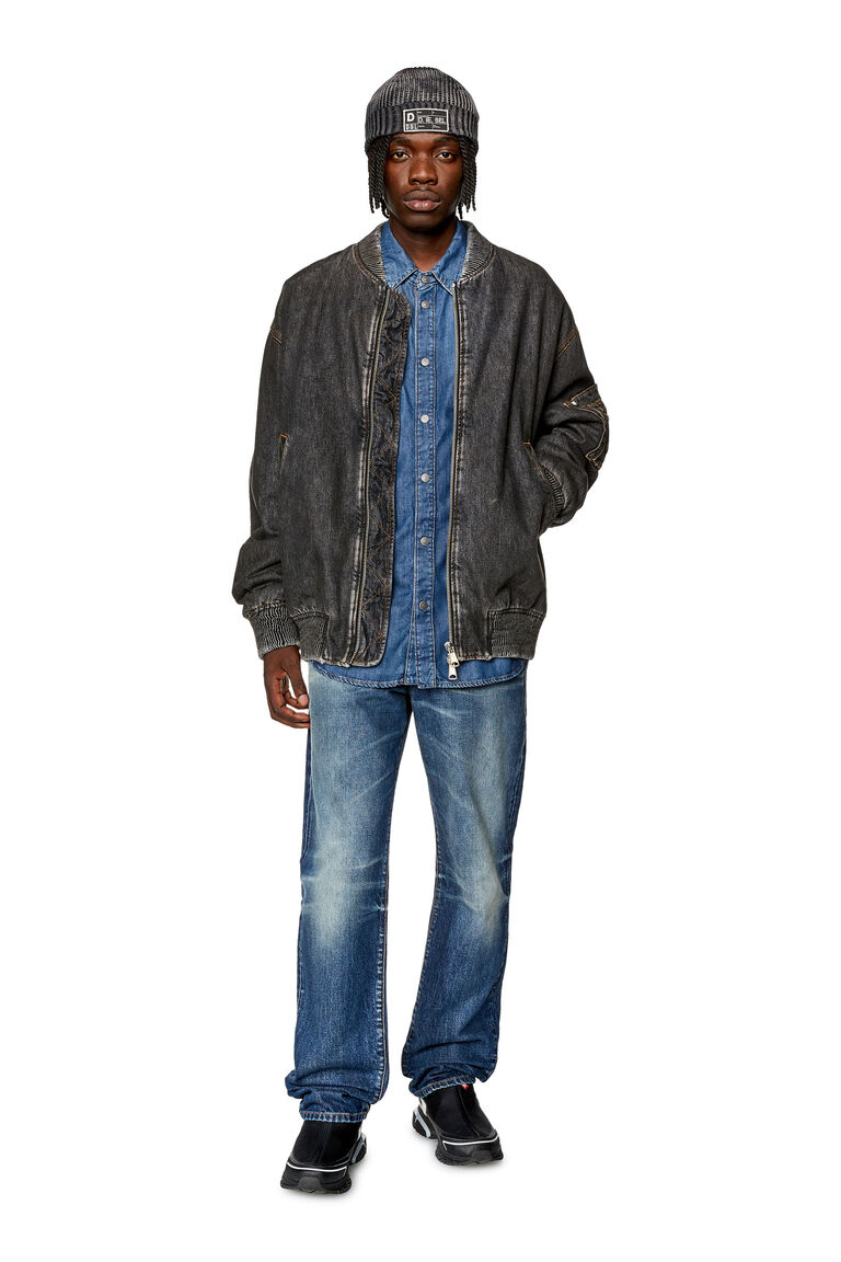 Men's Shirt in soft stretch denim | D-SIMPLY Diesel A03534068GM