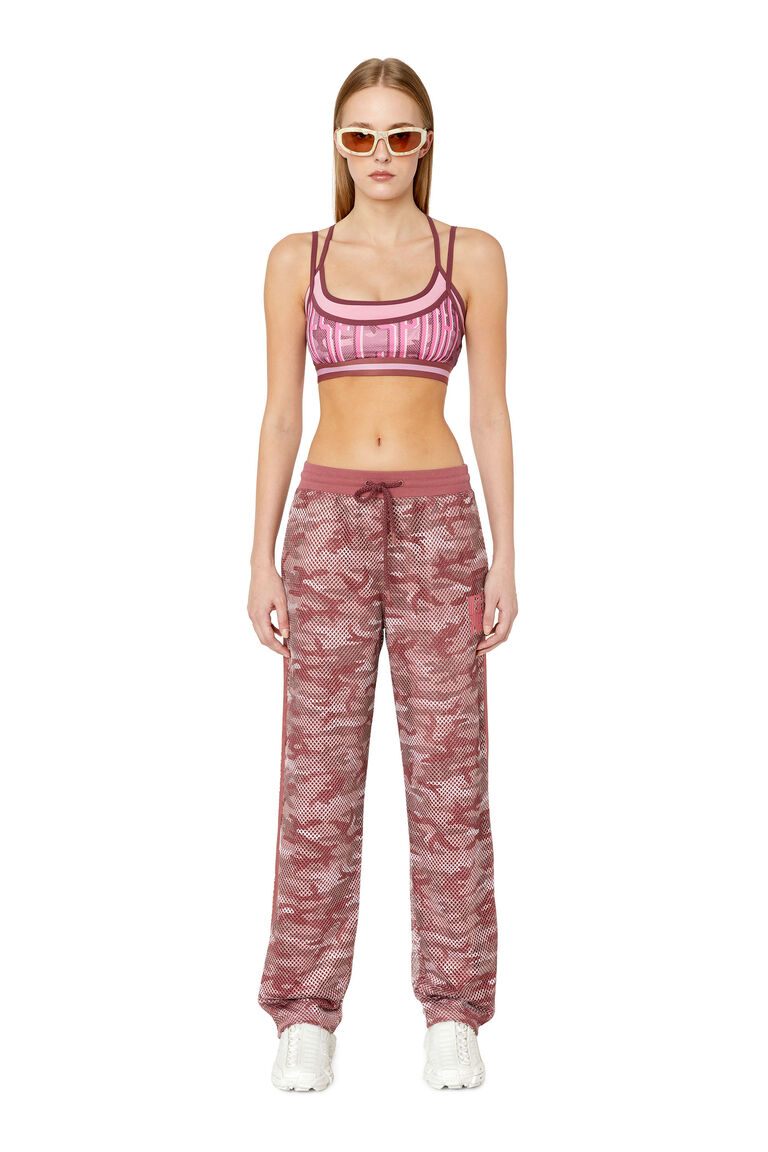 AWSB-RUE-HT02 Woman: Mesh track pants with camo print | Diesel A094480EJAS