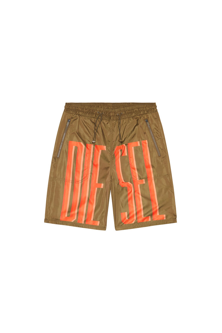 AMWB-DENIS-WT18 Man: Shorts with maxi lettering | Diesel A094540EJAW