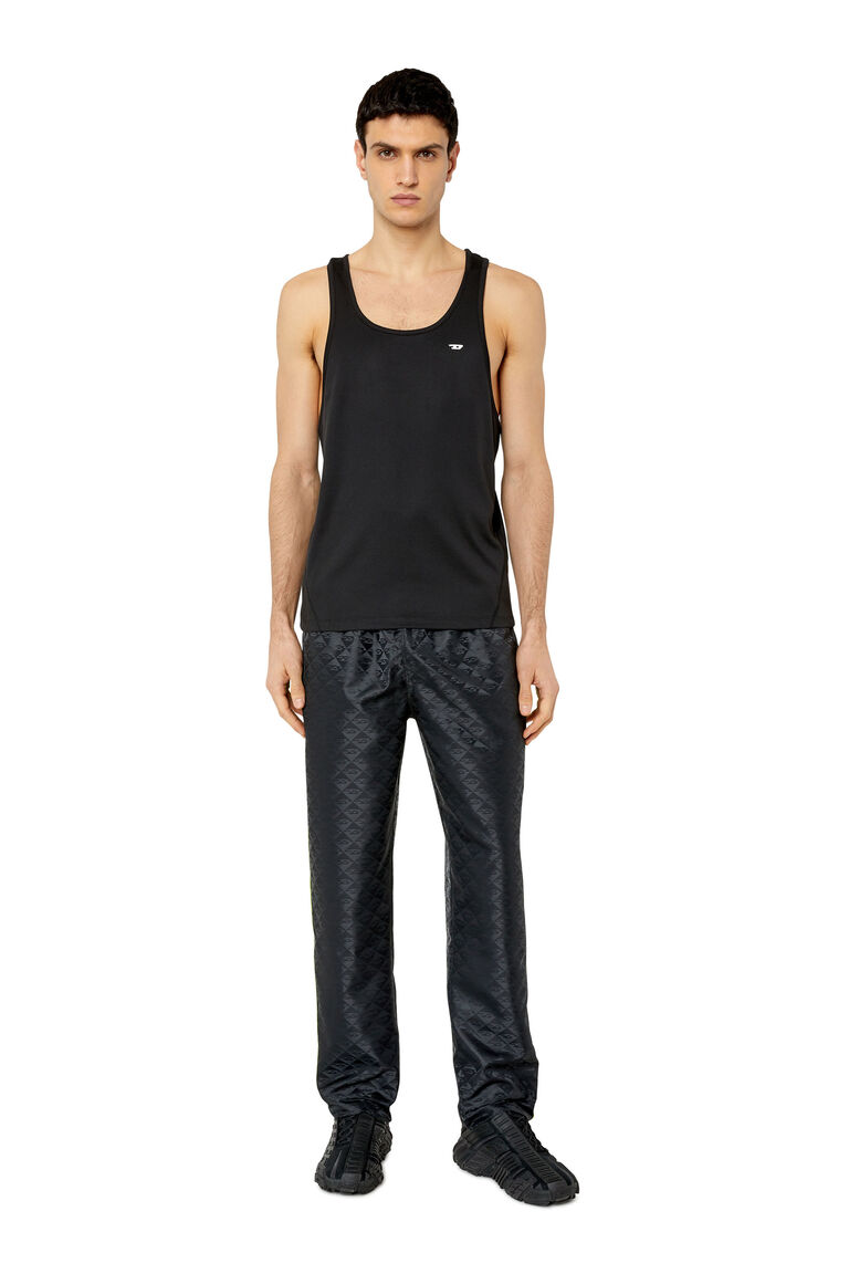 AMWB-CREED-HT26 Man: Sweat pants in monogram satin | Diesel A094820WDAZ