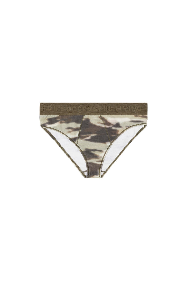 UFPN-BLANCA-R Woman: Ribbed high-waisted camo briefs | Diesel A095850LGAV