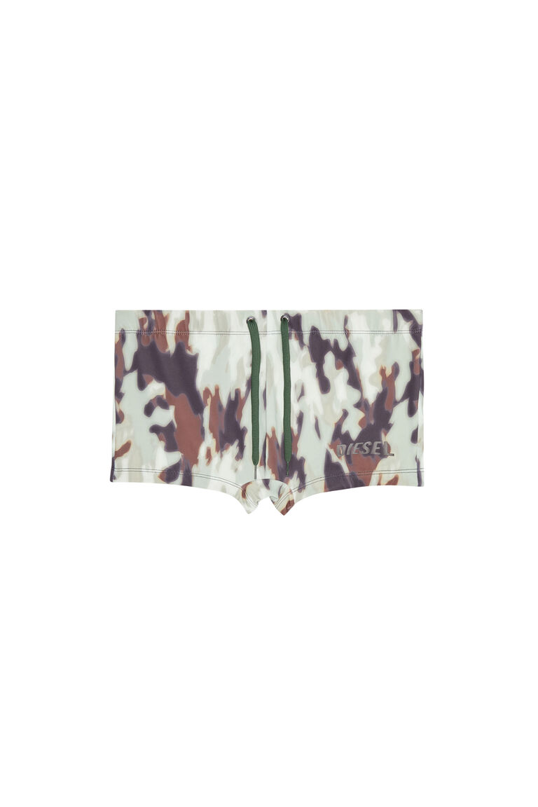 BMBX-BRAD Man: Swim boxer briefs with camo print | Diesel A096760CJAS