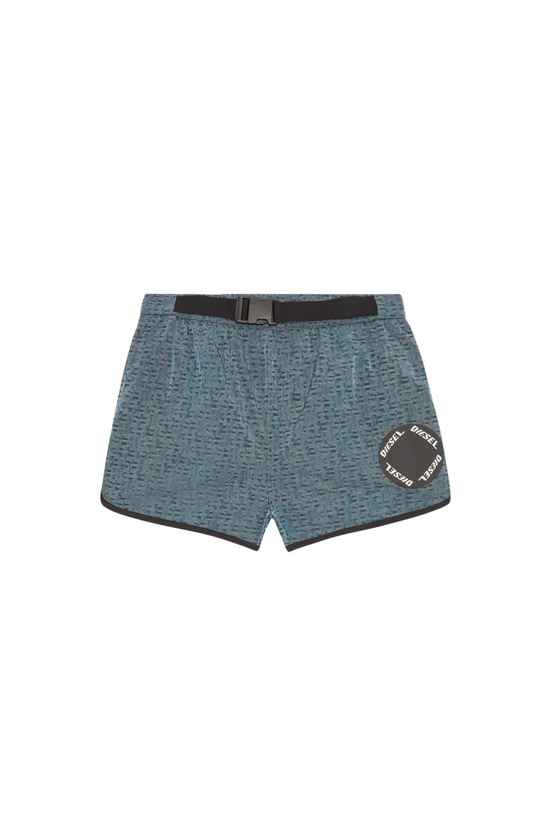 BMBX-JESPER Man: Swim shorts with monogram print | Diesel A096810BKAJ