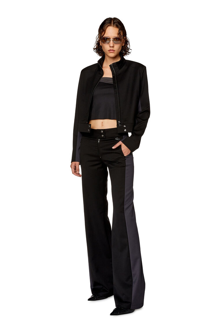 Women's Flared pants in stretch wool twill | P-PRITHA Diesel A105490HJAB