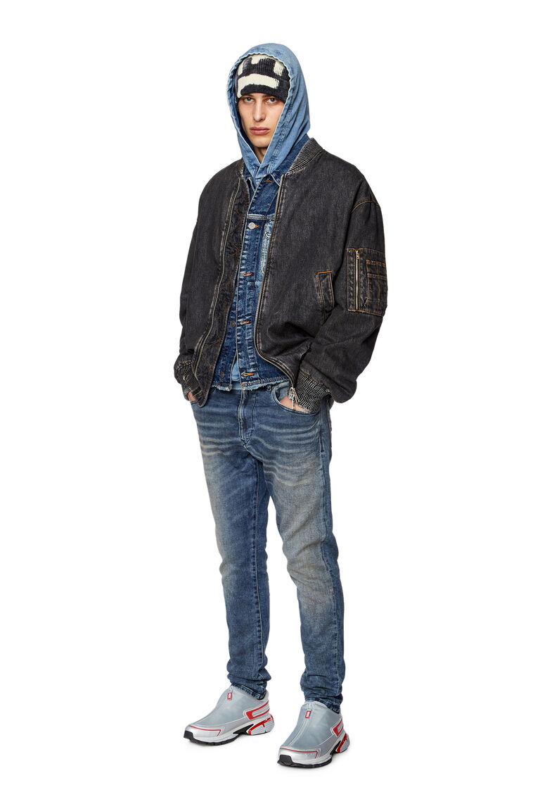 Men's Trucker jacket with cut-off waist | D-BARCY-S Diesel A1139709G92