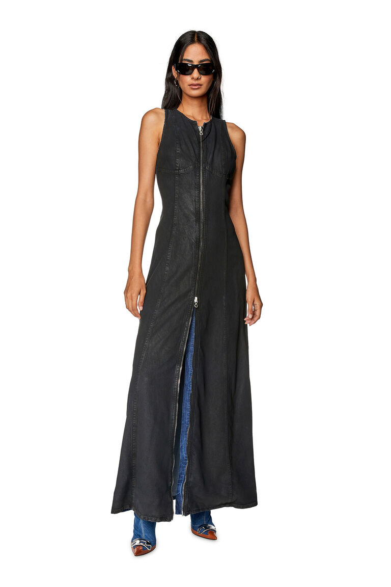 Women's Maxi dress in TENCEL denim | DE-LU-S Diesel A114490HLAF