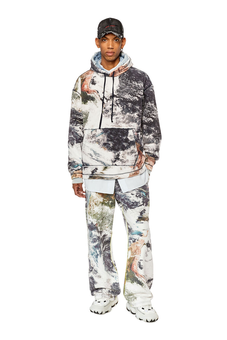 Men's Track pants with Planet print | P-MARTAS Diesel A114890AMDP