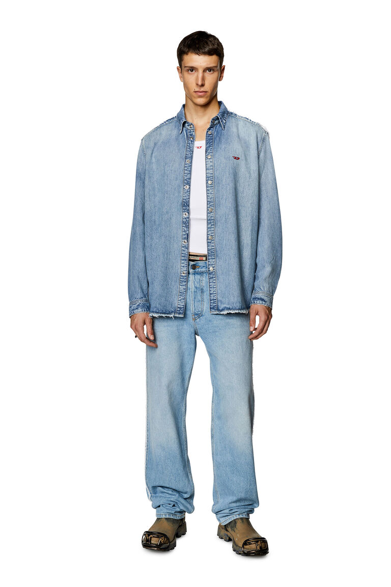 Men's Shirt in TENCEL denim | D-SIMPLY-S1 Diesel A11569068HF