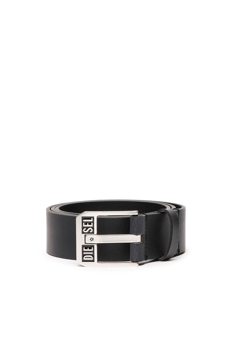 BLUESTAR II Man: Leather belt with star logo buckle | Diesel X08880P1913