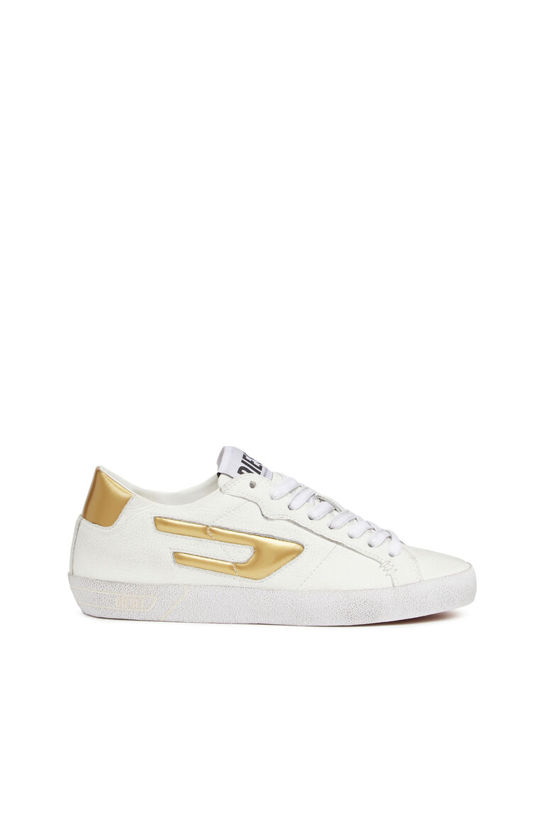 Women's S-Leroji Low W - Low-top sneakers with metallic D logo | S-LEROJI LOW W Diesel Y02825P1083