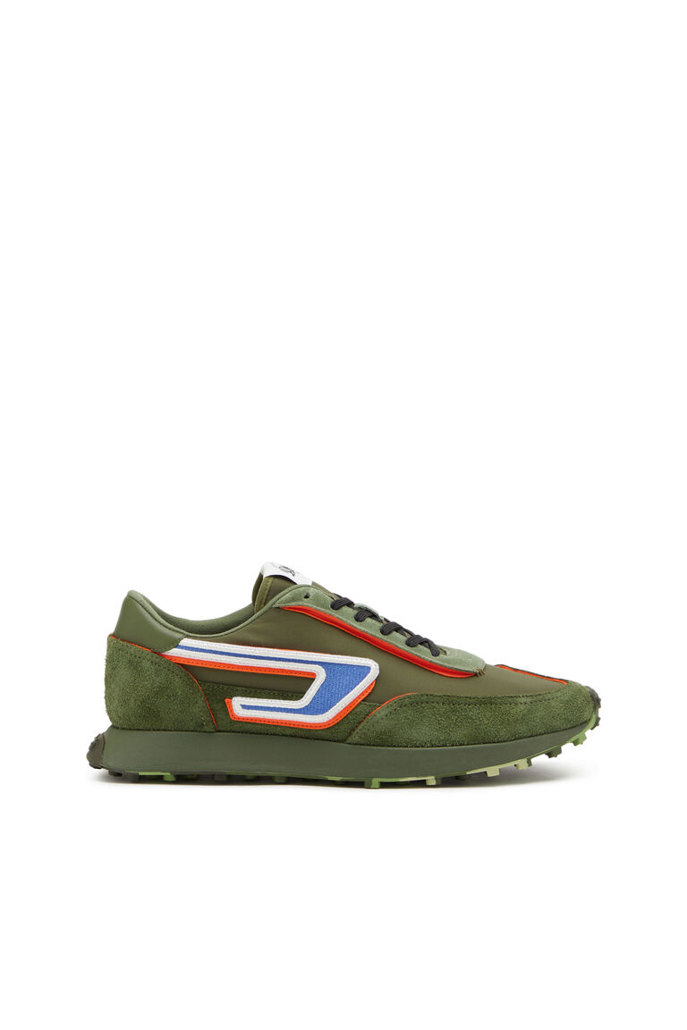 S-RACER LC Man: Sneakers in nylon and hairy suede | Diesel Y02873P5136