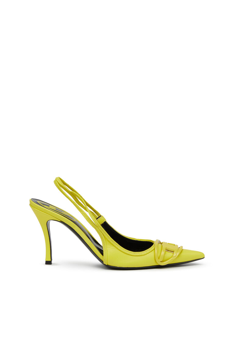 D-VENUS SB Woman: Slingback pumps in nappa leather, D logo | Diesel Y02985PR818