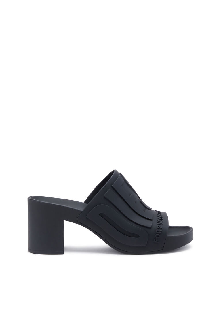 SA-PAMELA H Woman: Heeled rubber pool slides | Diesel Y03071P5182